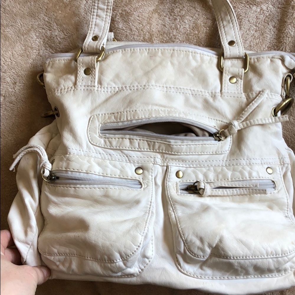 White purse